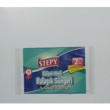 Stepy Mavi Dalgalı Sünger 2 Li