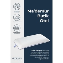 MADEMUR Klasik Geniş Otel Visco Yastık 70X40X11 cm