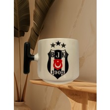 Game Fruy "beşiktaş"baskılı Çift Taraf Yazılı Kupa Bardak (Siyah Kulp)