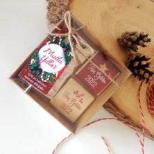 Yeni Yıl Yılbaşı Hediyesi Kutulu Kahve Çikolata Hediye 10 Adet