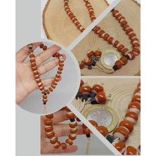 Anadolu Toprağı Serisi 33’lük Taba Renk Seramik Boncuk Tesbih 8-9mm (54296)