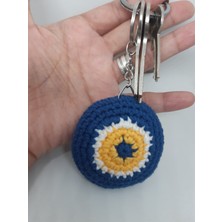 Nazar Boncuğu Örgü Anahtarlık