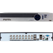 Plato PL-22034 Dvr Kayıt Cihazı - 16 Kanal 5 in 1 1080N 5 Mp Destekli (H265)