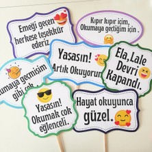 Okuma Bayramı Konuşma Balonu 14 Adet Karışık