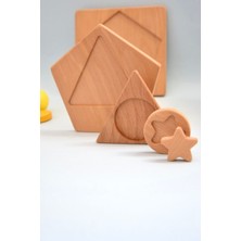 Pinguplay İç İçe Şekiller (Montessori Puzzle, Montessori Oyuncak, Pinguplay, Zeka Oyuncak)