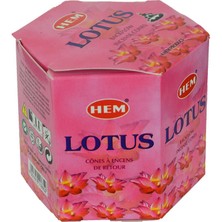 Geri Akış Şelale Nilüfer Kokulu 40 Konik Tütsü - Lotus Backflow Incense Cones