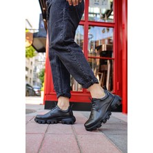 Deridün Yıldız Shoes CH093 Fst Castle Erkek Ayakkabı Sıyah