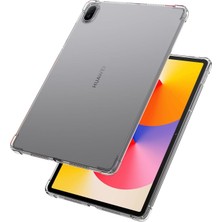 TEKNETSTORE Huawei Matepad Se 11 Inç Kılıf Şeffaf Köşe Korumalı Crystal Clear Silikon Kapak AGS6-W00 AGS6-W09