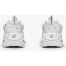 Skechers D'lıtes Beyaz-Gümüş Kadın Sneaker 11931-WSL
