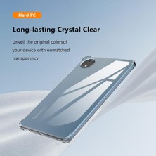 TEKNETSTORE Xiaomi Redmi Pad Se 8.7 Inç Kılıf Şeffaf Köşe Korumalı Crystal Clear Silikon Arka Kapak