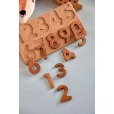 Pınguplay Ahşap Rakam Bultak (Wooden Number Puzzle, Bebek-Çocuk Rakam Puzzle)