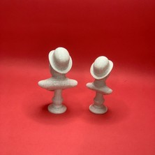 Nbshop 3d Laurel & Hardy Büst - Figür - 10 Cm Mermer Görünümlü