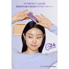 MISSHA Yaşlanma Karşıtı Bakım ve Aydınlık Görünüm Sunan M Perfect Cover Serum BB Cream SPF50+/PA++++ No:23