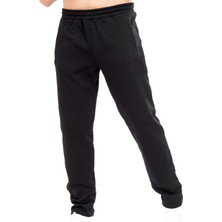 Erkek Füme Üç Iplik Şardonlu Fermuarlı Cepli Düz Paça Kışlık Eşofman Altı EDY201302F