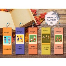 Kozalak Tasarım Kitap Ayracı 5li Konsept