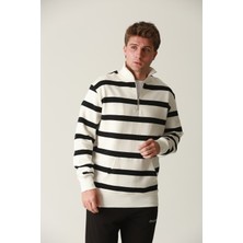 Sweatshirt Erkek Yarım Fermuarlı Dik Yaka Sweatshirt