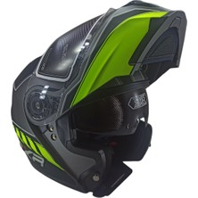 RXR CLK831 Kask Çene Açılır Xrx Yeşil