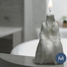 Melusina Candle Dekoratif Hayalet Model Mum - Kokulu Vegan Soya Wax Mumu