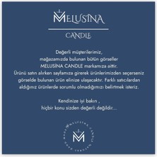 Melusina Candle Dekoratif Hayalet Model Mum - Kokulu Vegan Soya Wax Mumu