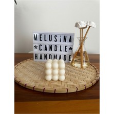 Melusina Candle Dekoratif Büyük Bubble Mum - Kokulu Vegan Soya Wax Mumu