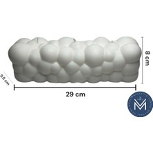 Melusina Candle Dekoratif Büyük Bubble Mum - Kokulu Vegan Soya Wax Mumu