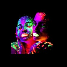 Vıp Glow In The Dark Under Uv Light 6 Adet Glow Neon Fosfor Boya Uv Mor Işıkta Parlayan Vücut Boyası