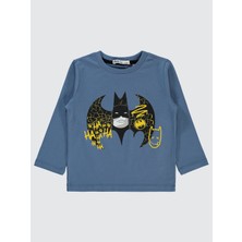 Batman Erkek Çocuk Sweatshirt 2-5 Yaş Indigo