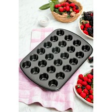 Emr Shop   Muffin Kalıbı 24'lü Cupcake Kapsülü Fırın Mini Kek Browni Kekstra Kurabiye Kalıbı Muffin Baking Pan   Emr Home