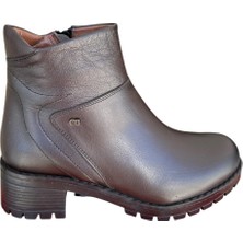 Castle Black YLDZ-2683-1 Kadın  Deri Kadın Bot Kahverengi