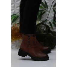 Mehmet Mete 42831 Taba   Deri Içi Kürklü Kaymaz Taban Kadın Bot