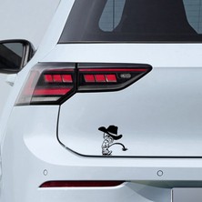 Işeyen Çocuk Sticker Model 5 - Oto Sticker - Araba Sticker - Araç Sticker - Cam Sticker