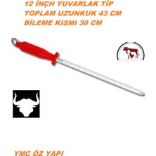 Mp Solingen 12''yuvarlak Masat Orjinal Dayanıklı Masat 43 cm Uzunluk  1 Adet