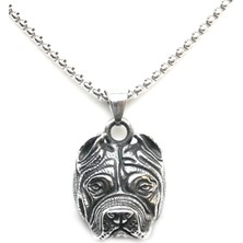 Omark Cotton Çelik Buldog Kolye