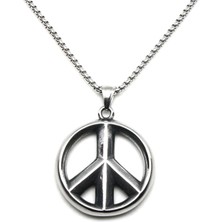 Omark Cotton Çelik Barış Kolye