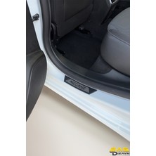 Renault Megane 3 Hb Krom Kapı Eşik Koruması 2010-2015 Arası 4 Parça