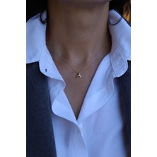 Yenigün Kuyumculuk 14 Ayar Altın A Harfli Kolye