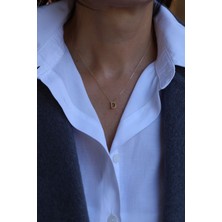 Yenigün Kuyumculuk 14 Ayar Altın D Harfli Kolye
