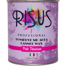 Risus Profesyonel Pink Titanyum Konserve Sir Ağda 800ML