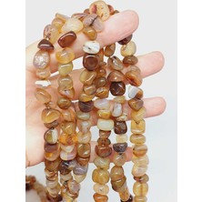 Yaşam Tohumu Akik Taşı Şekilsiz Doğal Taş Dizi (54506)