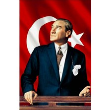 Yıldızsan Bayrak 400X600 cm Atatürk Baskılı Türk Bayrağı Raşel Kumaş