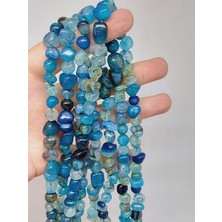 Yaşam Tohumu Akik Taşı Şekilsiz Doğal Taş Dizi (54514)