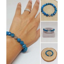 Yaşam Tohumu Sirius Serisi Apatit Taşı 10MM  Bileklik (52896)