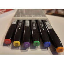 Shinhan Art Touch Twin Marker 6 Renk Set Florasan Renkler