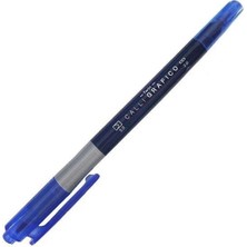 Dong-A  Kesik Uç Çift Taraflı Kaligrafi Kalemi Mavi No:38