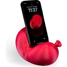Alseka After Party - Kırmızı Balon Temalı Modern Telefon Tutucu Masa Aksesuarı