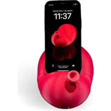 Alseka After Party - Kırmızı Balon Temalı Modern Telefon Tutucu Masa Aksesuarı