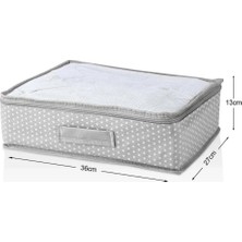 Trink Çanta 6'lı Valiz ve Bavul Düzenleyici Set * Fileli - Puantiyeli *