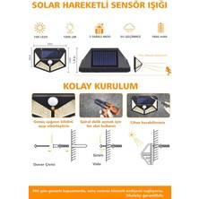 Solar Sensörlü Lamba Bahçe Garaj Otopark Apartman Giriş Aydınlatma Aplik Ledli Duvar Aydınlatma 1 Adet