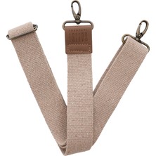 Sofist İstanbul Beige Narrow Woven Adjustable Bag Strap Bej Dar Dokuma Ayarlanabilir Çanta Askısı