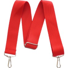 Sofist İstanbul Bright Red Narrow Woven Adjustable Bag Strap Parlak Kırmızı Dar Dokuma Ayarlanabilir Çanta Askısı